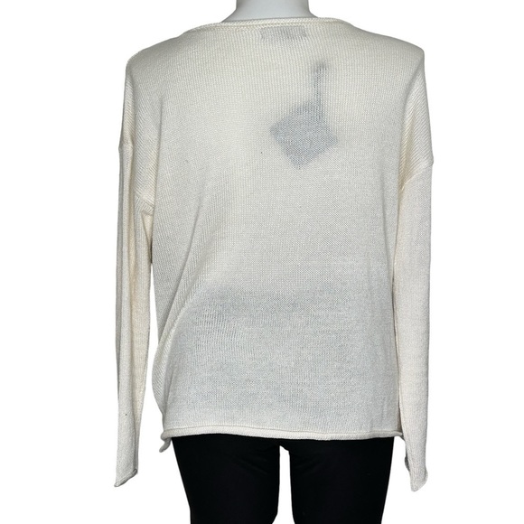 Marled patriotic LOVE sweater NWT XL - Picture 2 of 6